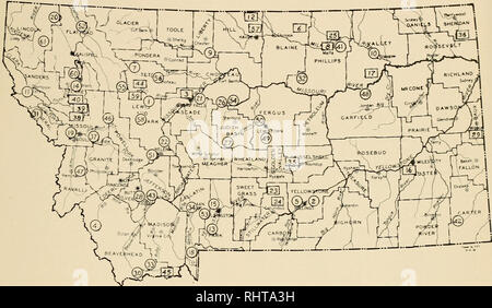 . Rapport biennal de la Commission Chasse et pêche dans le Montana. Le Montana Fish and Game Commission ; protection ; Jeu de conservation de la faune ; la pêche. Le Montana. Jeu d'état ET FÉDÉRAUX 1 REFUGES. Augusta 16. Fort Keogh 32. Peu Rocheuses 47. Skalkaho 2. Ballantine 17. Fort Peck 33. Madison 48. Oiseaux Snow Creek 3. Benton Lake 18. Jeu 34 Gallatin. Manhattan 49. Montagne 4. Gros trou 19 du bassin. Grass Valley 35. Mason Lake 50. Mocassin sud 5. Billings 20. Grave Creek 36. Le lac Medicine 51. Pépinière de l'état 6. Coulee noire 21. Great Falls 37. 52. d'oiseaux Milltown Stillwater 7. Blackleaf 22. Pré Vert 38. Banque D'Images