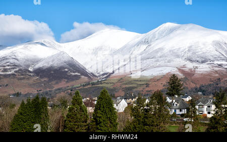 Skiddaw pic de Keswick dans le Lake District, Cumbria, England, UK Banque D'Images