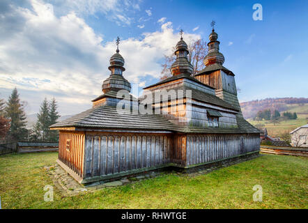 Église en bois, Bodruzal, Slovaquie Banque D'Images
