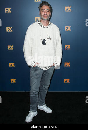 Pasadena, États-Unis. Le 04 février, 2019. PASADENA, LOS ANGELES, CA, USA - 04 février Taika Waititi : assiste à la FX Starwalk - Hiver 2019 TCA Press Tour - Jour 7 tenue à l'hôtel Langham Huntington Hotel le 4 février 2019 à Pasadena, Los Angeles, Californie, États-Unis. (Photo par Xavier Collin/Image Crédit : Agence de Presse) L'agence de presse Image/Alamy Live News Banque D'Images