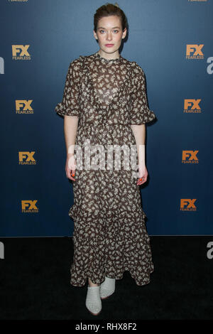 Pasadena, États-Unis. Le 04 février, 2019. PASADENA, LOS ANGELES, CA, USA - 04 février : Rachel Keller assiste à l'effet FX Starwalk - Hiver 2019 TCA Press Tour - Jour 7 tenue à l'hôtel Langham Huntington Hotel le 4 février 2019 à Pasadena, Los Angeles, Californie, États-Unis. (Photo par Xavier Collin/Image Crédit : Agence de Presse) L'agence de presse Image/Alamy Live News Banque D'Images