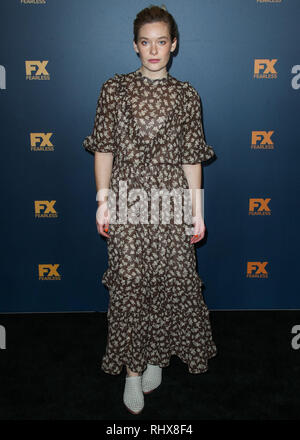 Pasadena, États-Unis. Le 04 février, 2019. PASADENA, LOS ANGELES, CA, USA - 04 février : Rachel Keller assiste à l'effet FX Starwalk - Hiver 2019 TCA Press Tour - Jour 7 tenue à l'hôtel Langham Huntington Hotel le 4 février 2019 à Pasadena, Los Angeles, Californie, États-Unis. (Photo par Xavier Collin/Image Crédit : Agence de Presse) L'agence de presse Image/Alamy Live News Banque D'Images