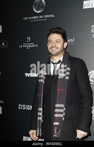 Paris, France. Feb, 2019 4. Guest assiste à la 14e cérémonie de globes de cristal à la salle Wagram le 4 février 2019 à Paris, France. Credit : Bernard Menigault/Alamy Live News Banque D'Images