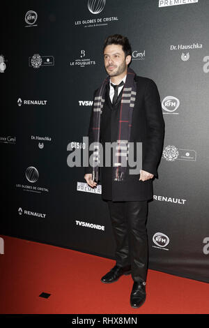 Paris, France. Feb, 2019 4. Guest assiste à la 14e cérémonie de globes de cristal à la salle Wagram le 4 février 2019 à Paris, France. Credit : Bernard Menigault/Alamy Live News Banque D'Images