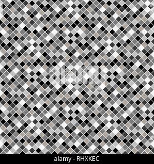 Le noir et blanc Turquoise abstract background pixel. Demi-teinte moderne et élégant de texture. Résumé fond sans fin avec des carrés de taille aléatoire. Vector Illustration de Vecteur