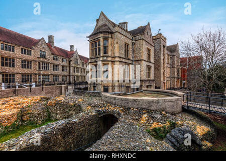 Le Château, Winchester, Hampshire, Angleterre, Royaume-Uni Banque D'Images