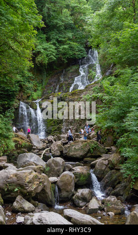 Torc Waterfall, Killarney, comté de Kerry, Irlande Banque D'Images