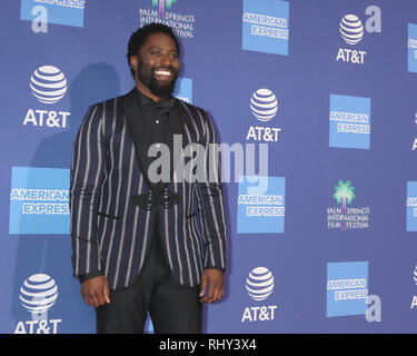 30e Festival International du Film de Palm Springs Awards Gala au Palm Springs Convention Center le 3 janvier 2019 à Palm Springs, CA avec : John David Washington où : Palm Springs, California, United States Quand : 03 Jan 2019 Credit : Nicky Nelson/WENN.com Banque D'Images