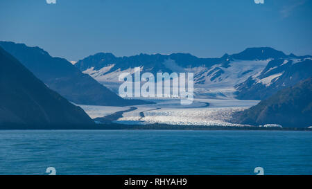 Glacier de l'ours dans le parc national de Kenai Fjords Banque D'Images