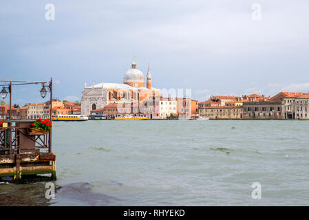 Il Redentore église sur l'île de Giudecca, à Venise, Italie Banque D'Images