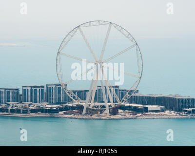 Grande roue de la ville de Dubaï. Banque D'Images