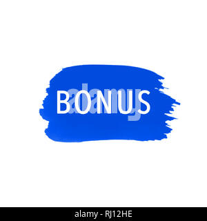 L'icône bonus illustration symbole isolé sur fond blanc Banque D'Images