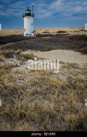 Race Point Lighthouse à Cape Cod National Seashore Banque D'Images