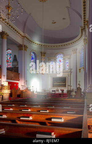 02 février 2019 - Une journée d'hiver ensoleillée à All Saints Church, Gainsborough, dans la paroisse de Gainsborough et Morton, Church Street, Gainsboroug Banque D'Images