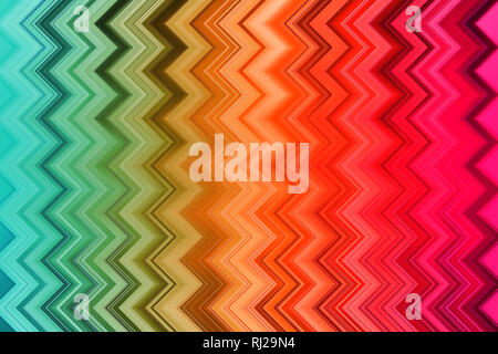 Belle multicolores zigzags, abstract background Banque D'Images