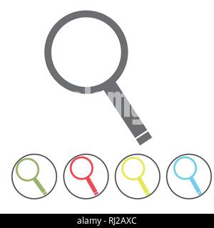 L'icône de recherche illustration vecteur EPS 10. Illustration de Vecteur
