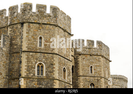 Le Roi Henry VIII porte du château de Windsor, résidence royale à Windsor, Berkshire, Angleterre, Royaume-Uni. 25 octobre 2008 © Wojciech Strozyk / Alamy St Banque D'Images