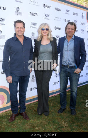 La variété Prix Impact créatif et 10 administrateurs de regarder le brunch à Parker Palm Springs le 4 janvier 2019 à Palm Springs, CA avec : James Van Patten, Eileen Davidson, Vince Van Patten Où : Palm Springs, California, United States Quand : 04 Jan 2019 Credit : Nicky Nelson/WENN.com Banque D'Images