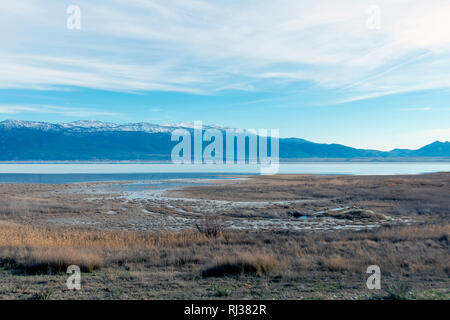 Acıgol est un lac dans le centre de la Turquie, Région Égéenne dans un bassin endoréique à la jonction. Banque D'Images