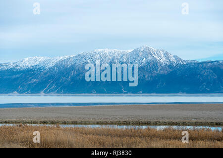 Acıgol est un lac dans le centre de la Turquie, Région Égéenne dans un bassin endoréique à la jonction. Banque D'Images