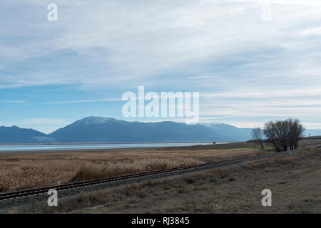 Acıgol est un lac dans le centre de la Turquie, Région Égéenne dans un bassin endoréique à la jonction. Banque D'Images