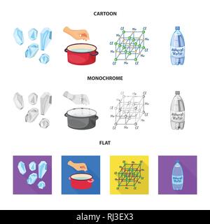 Cocotte,eau,granules,salé,cubes,chimiques,bouteille,céréales,assaisonnement,bras,saupoudrer de poudre,,container,white,spa,fluide,farine,traitement,plastique,écologie,la mer,cuisine,naturel,sel,bicarbonate de sodium,minéraux,cuisine,standard,set,icône,,illustration,collection,isolé,design,graphisme,élément,signe, vecteurs vecteur , Illustration de Vecteur