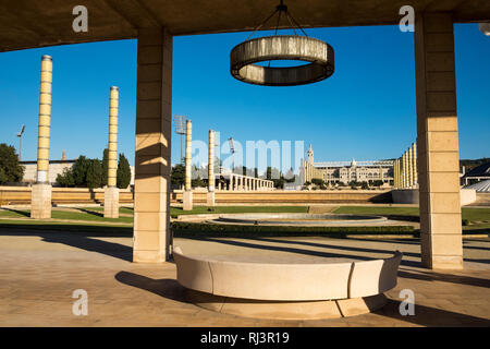 Parc olympique de Montjuïc à Barcelone Catalogne Espagne Banque D'Images