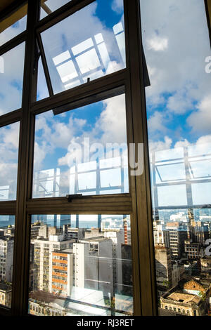 Vue panoramique de Salvador de Bahia à partir de elevador Lacerda ascenseur Brésil Banque D'Images