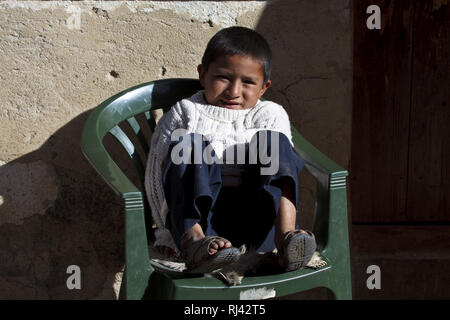 Bolivien, Junge, Tarabuco, Banque D'Images