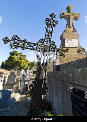 Carcassonne, ville cimetière, d ?partement de l'Aude, sud de la France, Banque D'Images