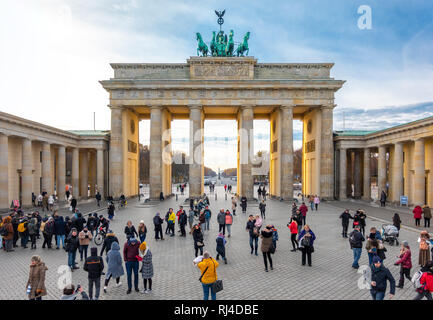 Berlin Porte de Brandebourg, Berlin Brandenburger Tor Banque D'Images