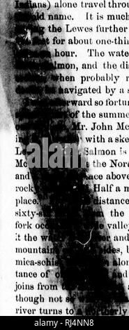 . Rapport d'une exploration dans le district du Yukon, T.N.-O., et partie nord adjacente de la Colombie-Britannique, 1887 [microforme]. Géologie ; géologie ; botanique ; arbres ; botanique ; arbres ; Indiens d'Amérique du Nord ; les Indiens d'Amérique du Nord ; GÃ©ologie ; GÃ©ologie ; botanique ; Arbres ; botanique ; Arbres ; Indiens ; Indiens. lalmon Kiver ou c-sud-est, et . La partie dernière 186 tribut",j'io8 est t du viver est v^ay botween le 3y sont plus que rapide iden I3' et lui faisaient mal, est notamment de la grande nouth la vallée principale ici la vallée la vallée principale miles, bordé au sud. Ces ves couper par vestward^ -, Banque D'Images
