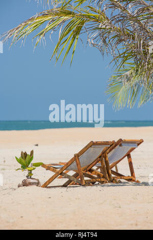 Strand, Liegest ?hle, S ?d-Thaïlande, Ko Kho Khao Banque D'Images