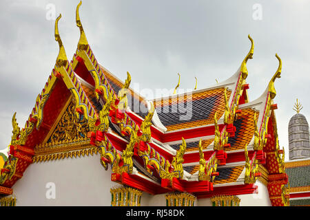 Wat Pho, Bangkok, Thaiiland, Banque D'Images