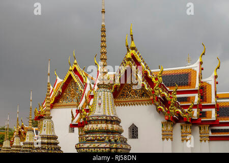 Wat Pho, Bangkok, Thaiiland, Banque D'Images