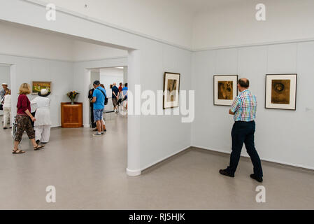 Besucher im musée Kröller-Müller à Arnheim, Pays-Bas Banque D'Images