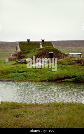 Haus, Saenautasel, Island, Landschaft Banque D'Images