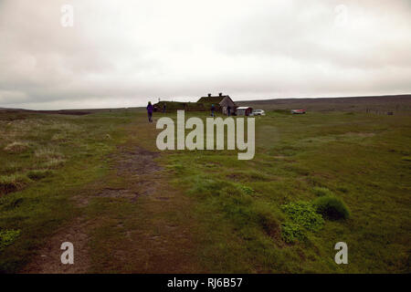 Haus, Saenautasel, Island, Landschaft Banque D'Images