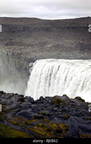 Wasserfall, Dettifoss, Island, Landschaft Banque D'Images