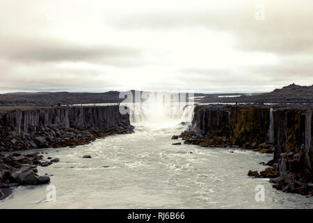 Selfoss, Wasserfall, Island, Landschaft Banque D'Images