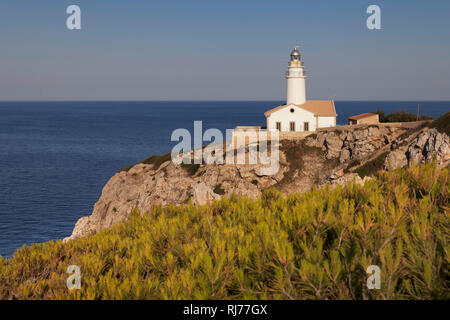 Leuchtturm suis Cap de Capdepera, östlichster Punkt Mallorcas, Baléares, Espagne Banque D'Images