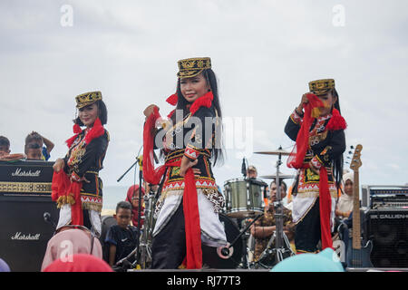 Danse Angguk Banque D'Images