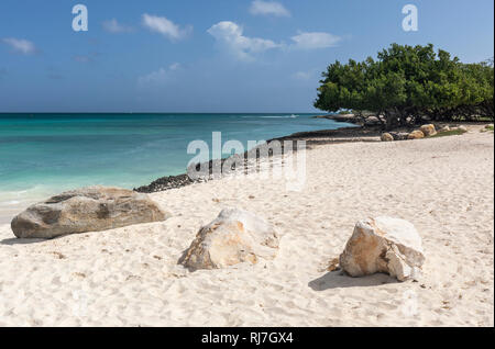 Eagle Beach, Aruba, Antilles. Banque D'Images