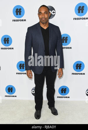 Pasadena, CA, USA. Feb, 2019 5. 05 février 2019 - Pasadena, Californie - Jason George. Disney ABC Television TCA Winter Press Tour 2019 s'est tenue à l'hôtel Langham Huntington Hotel. Crédit photo : Birdie Thompson/AdMedia Crédit : Birdie Thompson/AdMedia/ZUMA/Alamy Fil Live News Banque D'Images