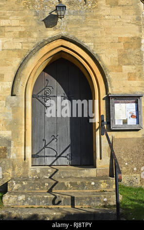 De l'église St Michael and all Angels, vaste Campden, nr. Chipping Campden, Glos, Cotswolds, en Angleterre Banque D'Images
