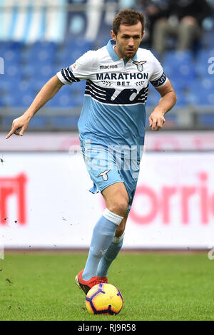 Senad Lulic du Latium en action au cours de la Serie A 2018/2019 match de football entre SS Lazio et Cagliari au Stadio Olimpico, Rome, 22 Décembre 2018 Banque D'Images