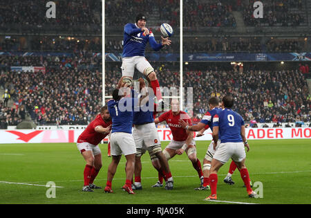 France's Arthur Iturria au cours de la Guinness match des Six Nations au Stade de France, Paris Banque D'Images