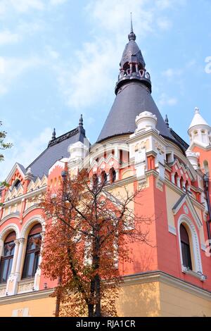 En Oradea Bihor, Roumanie - Palais de l'évêque grec catholique Banque D'Images