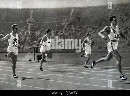 Photo de Bill Carr (1906-1966) a été un favori pour les 400 m d'or aux Jeux Olympiques d'été de 1932. Carr a pris la victoire en 46,2 secondes à parler de l'or et établissant un nouveau record du monde. En date du 20e siècle Banque D'Images