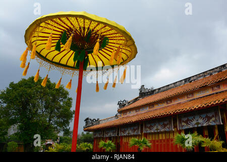 Le Temple de mieu dans la ville impériale, Hue, Vietnam Banque D'Images